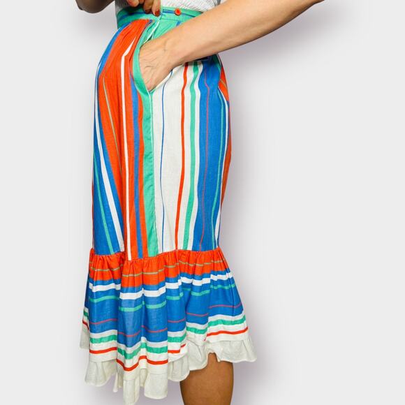 70s Fashion in Parts by Cynthia Howe Striped skirt‎ - Picture 4 of 4